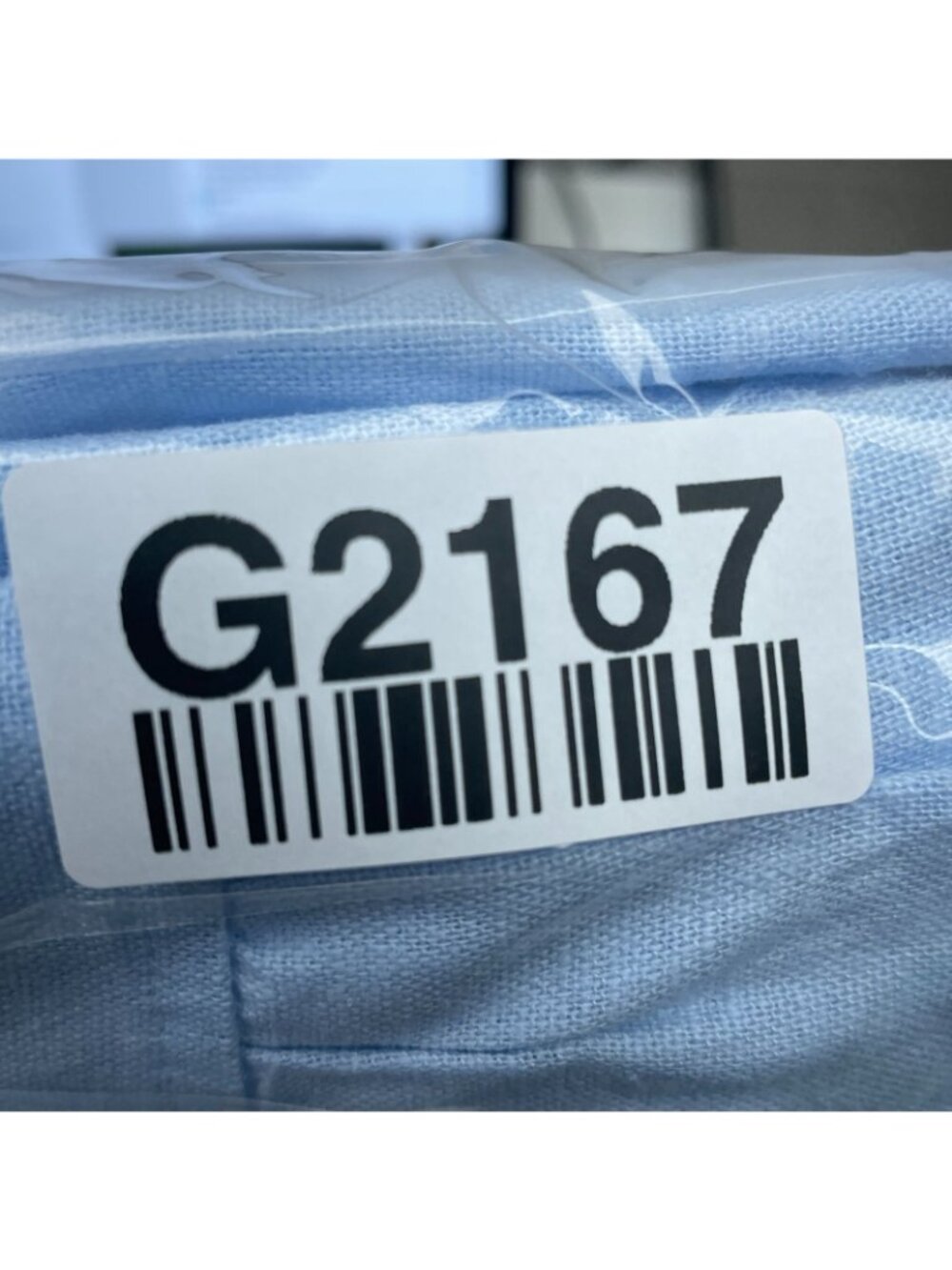 NWT Well Worn Women's XL Light Blue Button-Down Linen Blend Shirt Dress G2167 - Picture 12 of 12